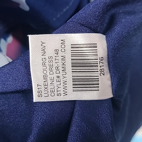 New Yumi Kim Celine Dress In Luxembourg Navy Size  XS - Picture 12 of 16